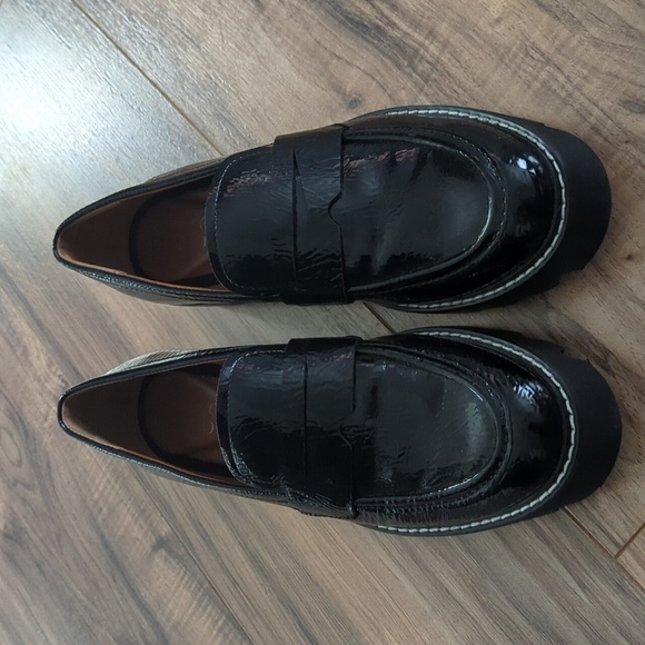 Franco Sarto Shoes - Franco Sarto black platform loafers size 7.5. Women's size 7.5 loafers.